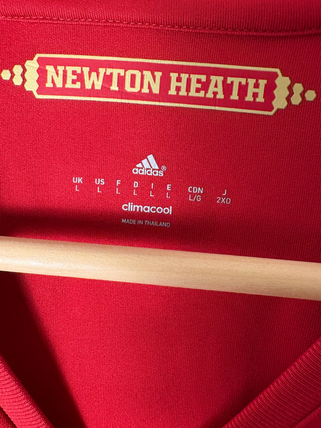 Man Utd 2016/17 Home Shirt by Adidas (L)