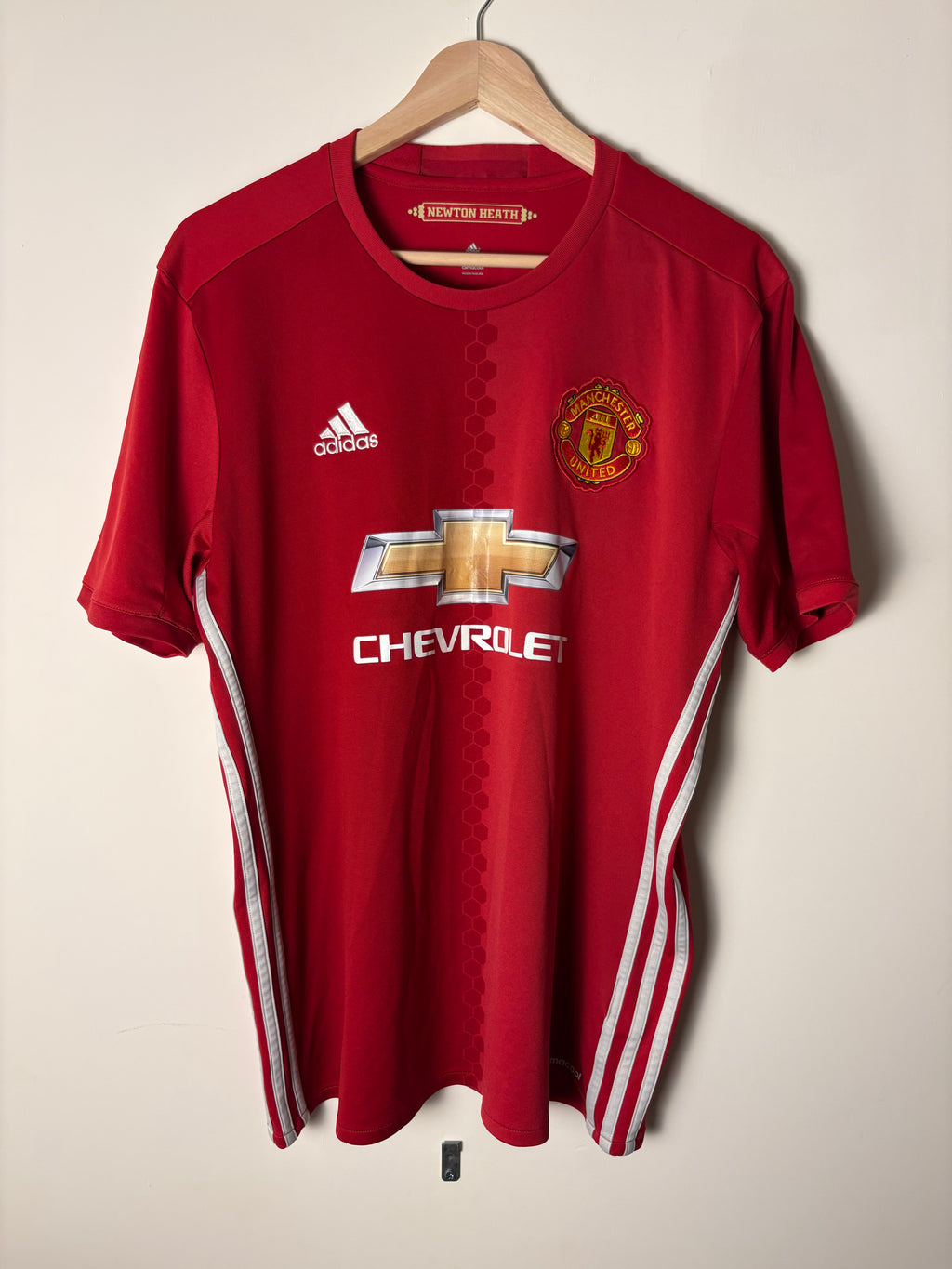 Man Utd 2016/17 Home Shirt by Adidas (L)