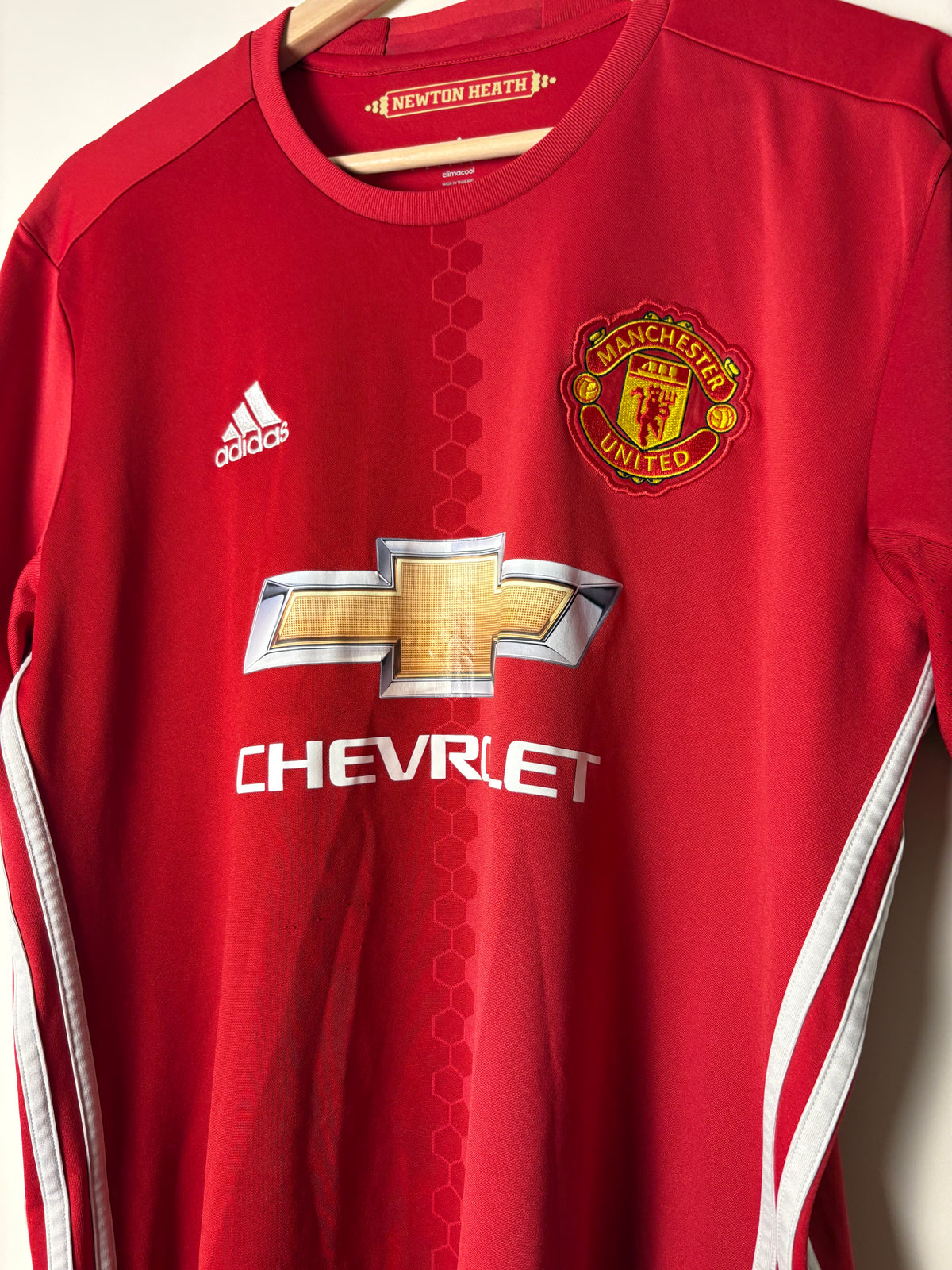 Man Utd 2016/17 Home Shirt by Adidas (L)