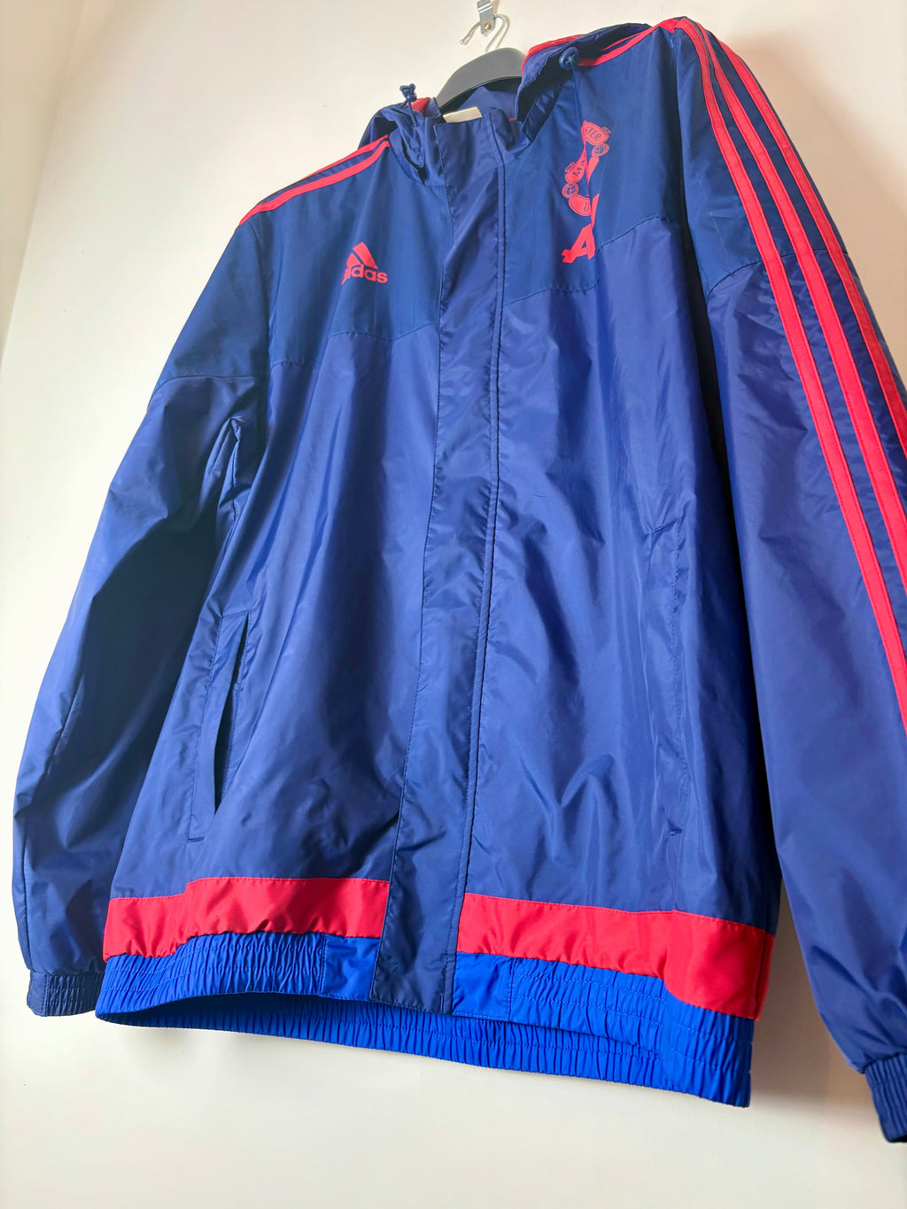 Manchester United 2015/16 Adidas Rain Jacket - Open front