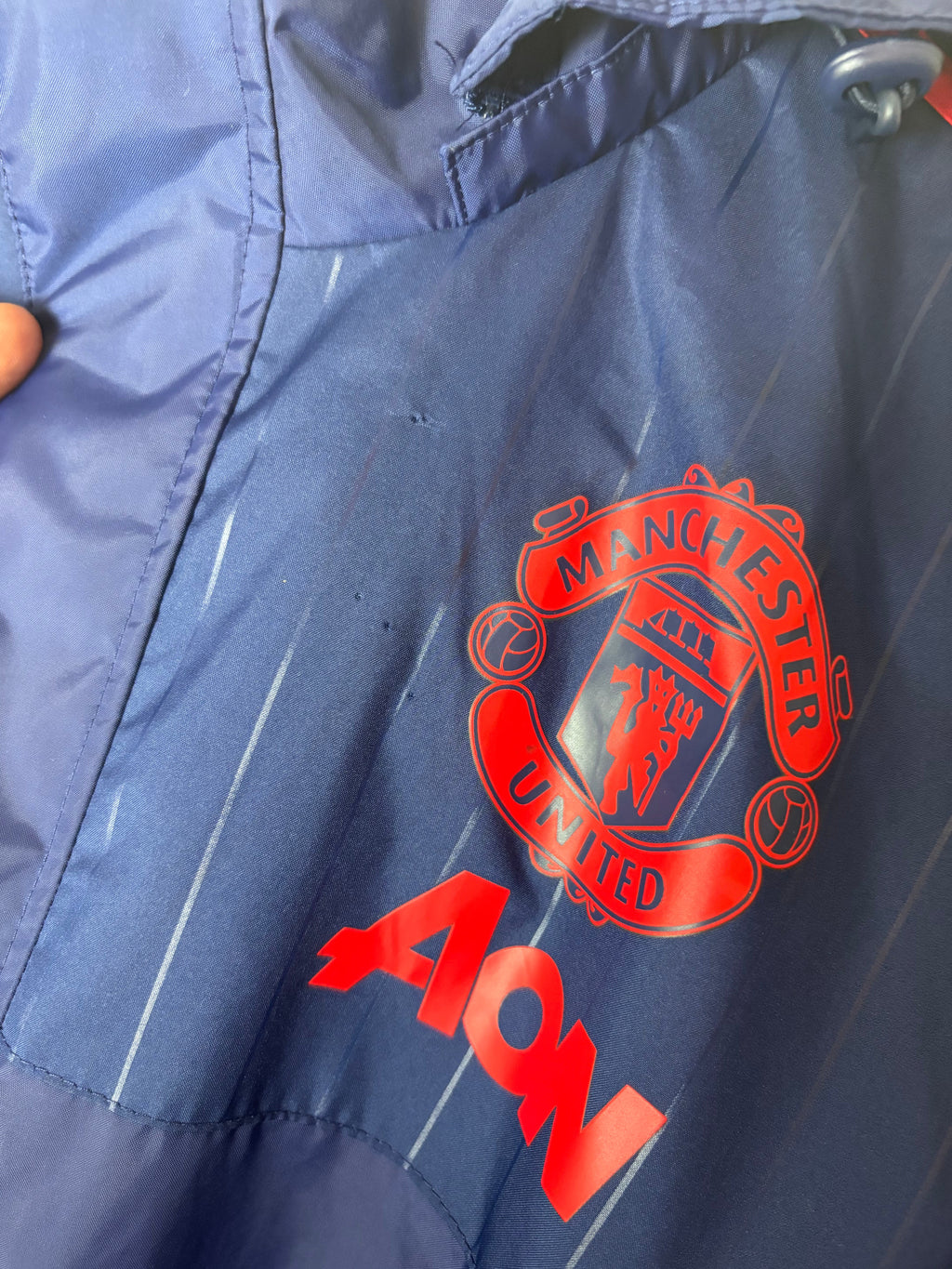 Manchester United 2015/16 Adidas Rain Jacket - Front